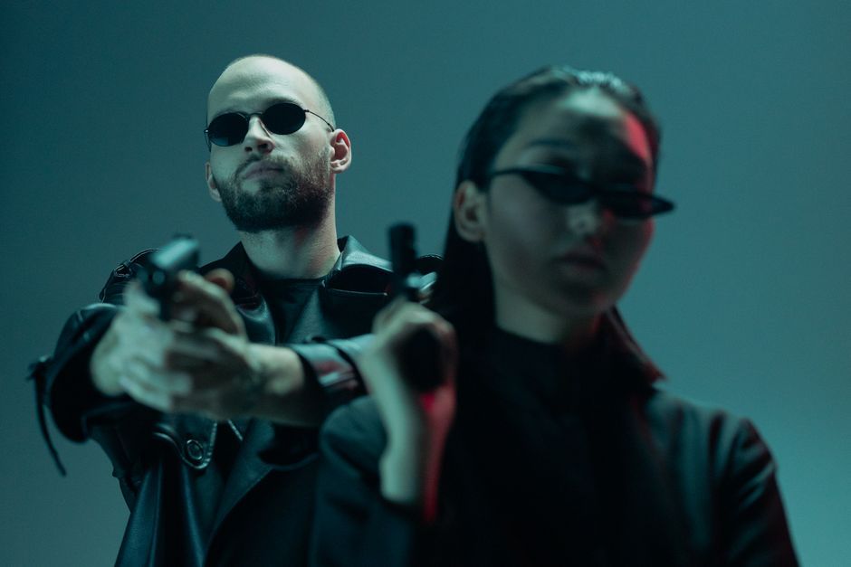 Korean action thriller drama scene