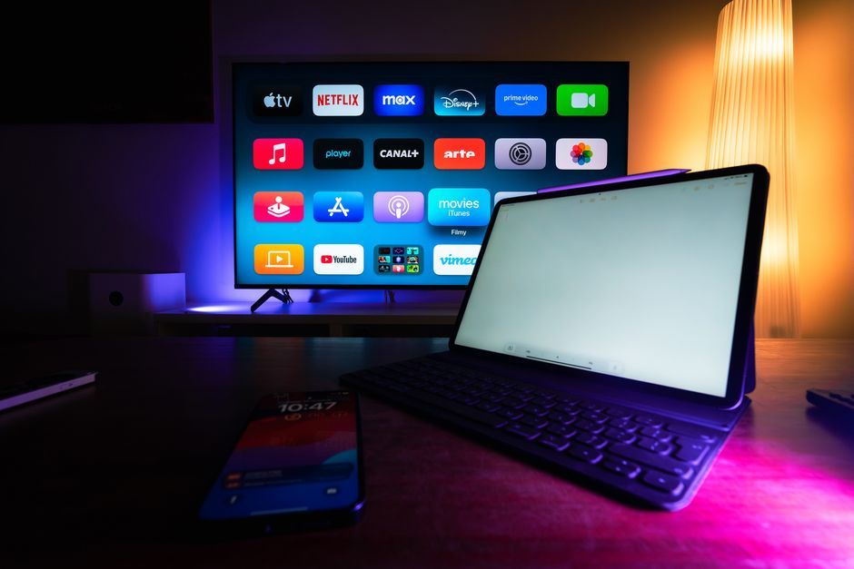 smart TV settings menu screen