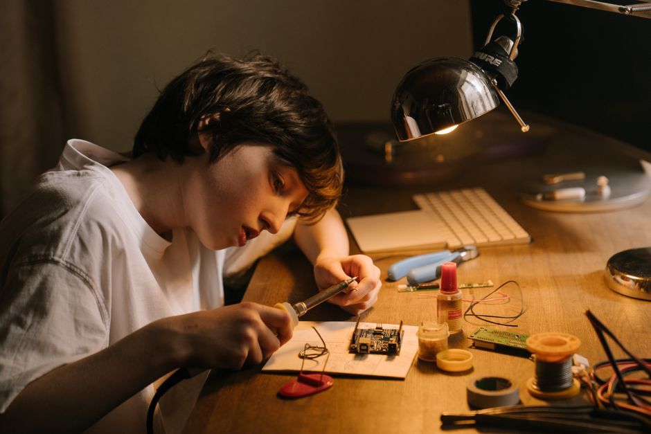 DIY electronics circuit board 3D printing project