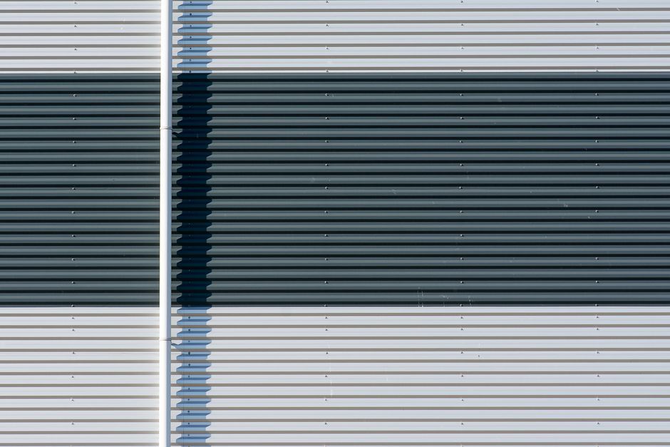 Denmark Copenhagen modern aluminum architectural metal facade texture