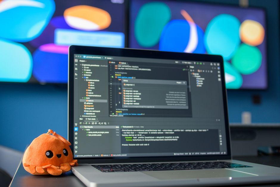 software engineer workspace computer screen