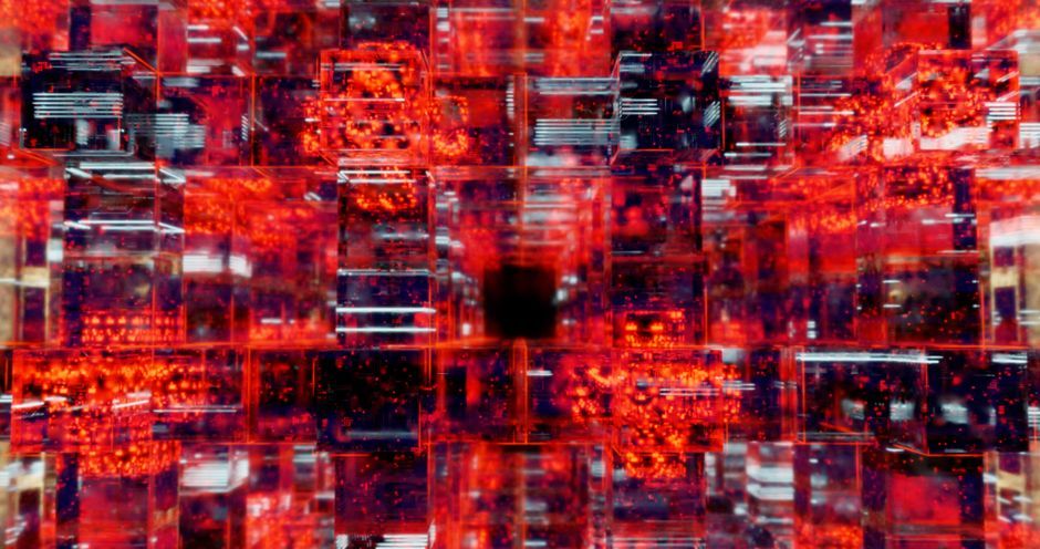 cybersecurity futuristic digital network