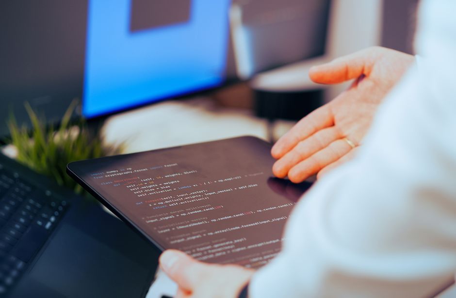 software code analysis screen