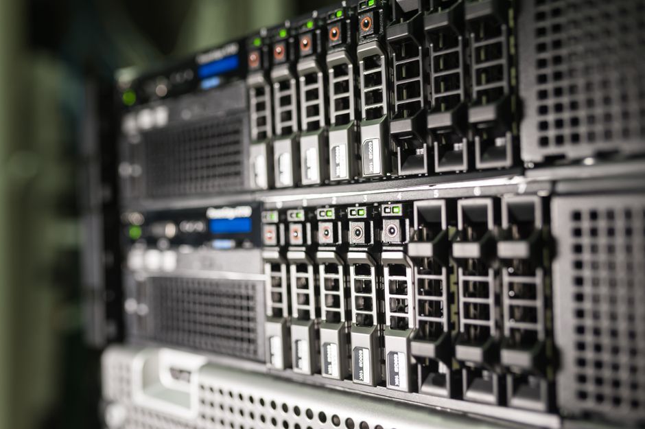 cloud server data center office room no logo