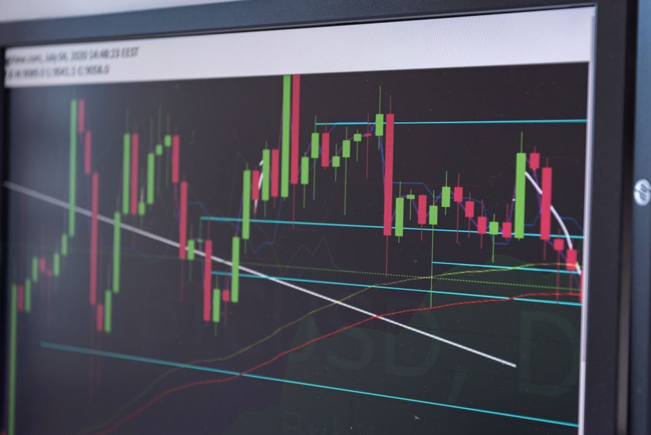 cryptocurrency chart data analytics screen