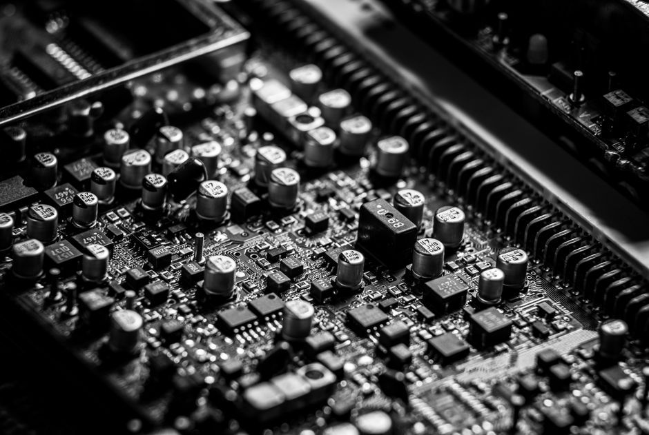 electronic component circuit board device desk