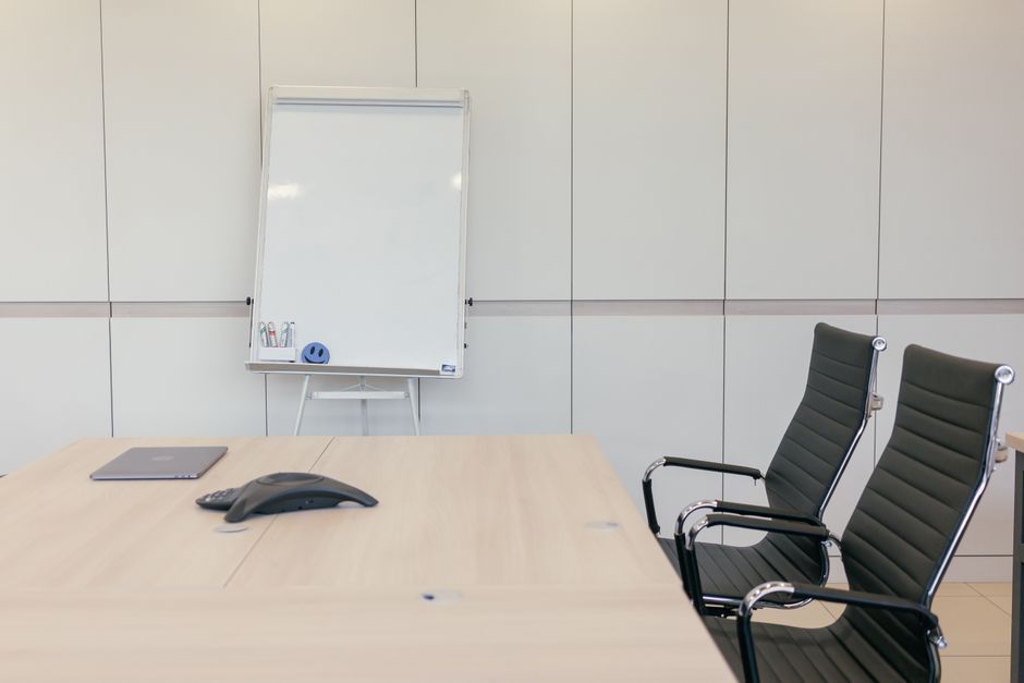modern business executive corporate presentation workspace