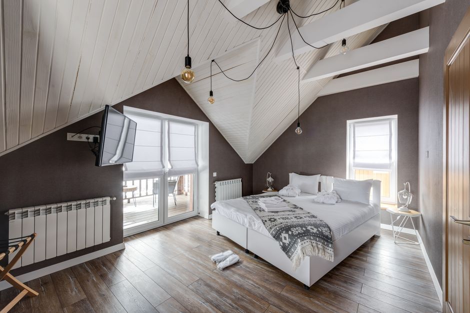 modern vacation rental home interior