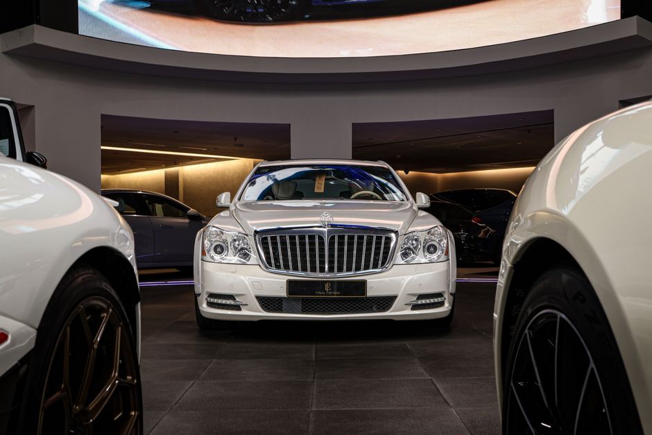 luxury car display interior architecture black resin
