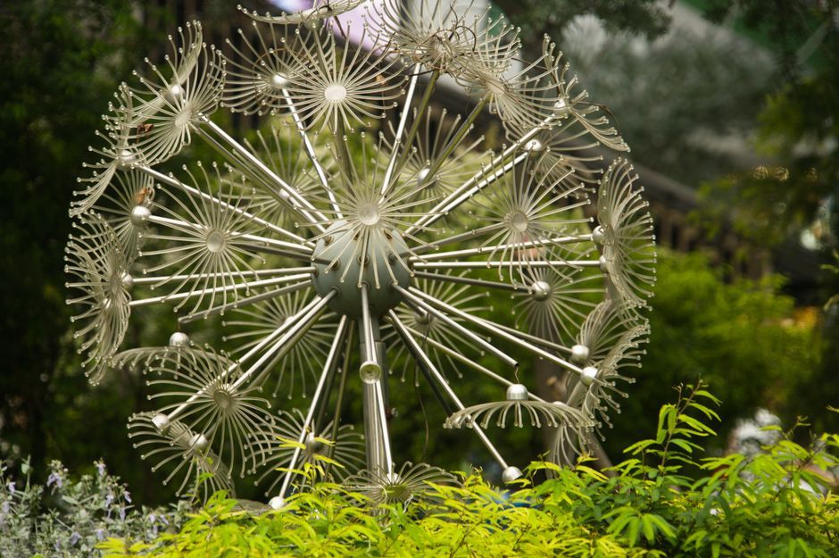 modern outdoor public art sculpture Toronto park