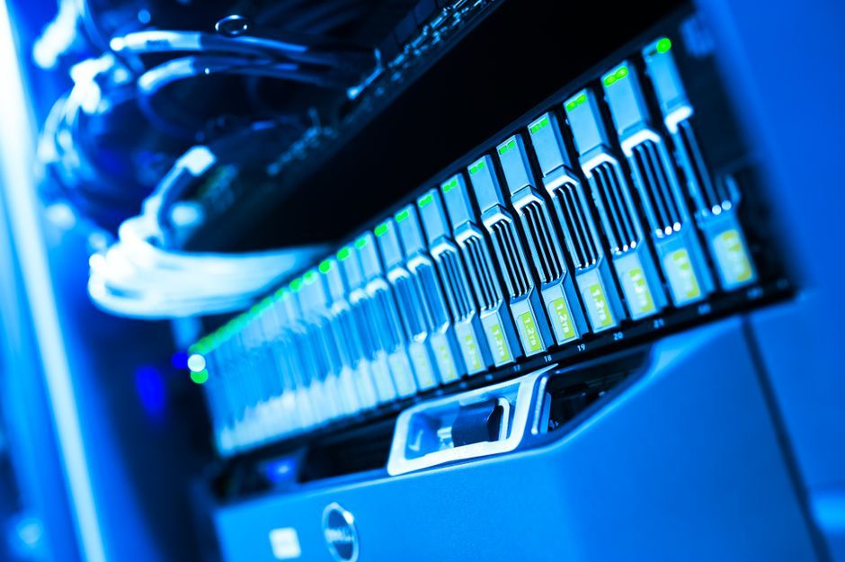 artificial intelligence cloud computing server rack