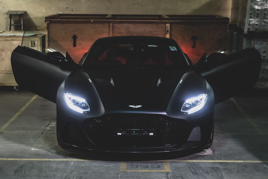 Aston Martin motorcycle carbon fiber bodywork studio