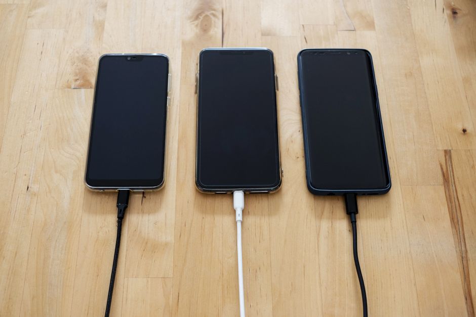android phone charging setup