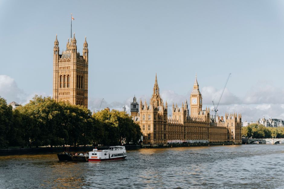 British parliament building London