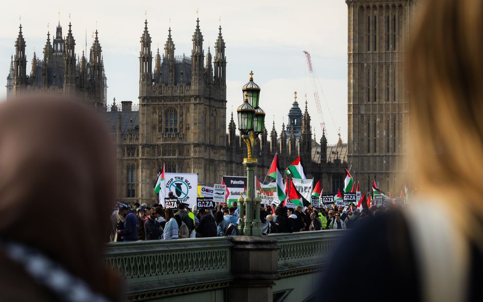 British prime minister podium speech London