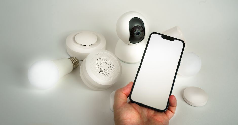 smart iot devices network technology no logo