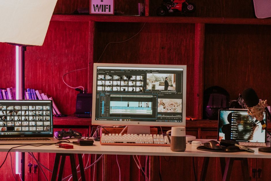 document editing software workspace desk
