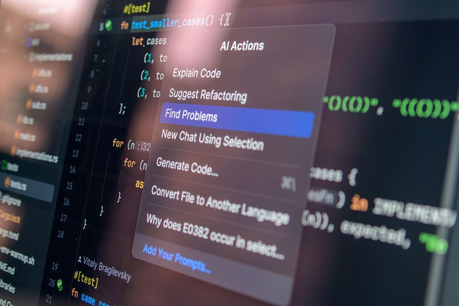 artificial intelligence coding assistant interface