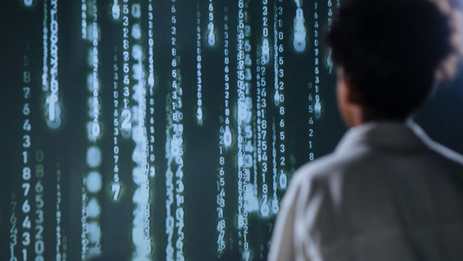 ai software interface abstract code