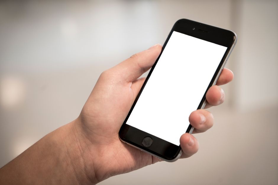 smartphone device mockup screen