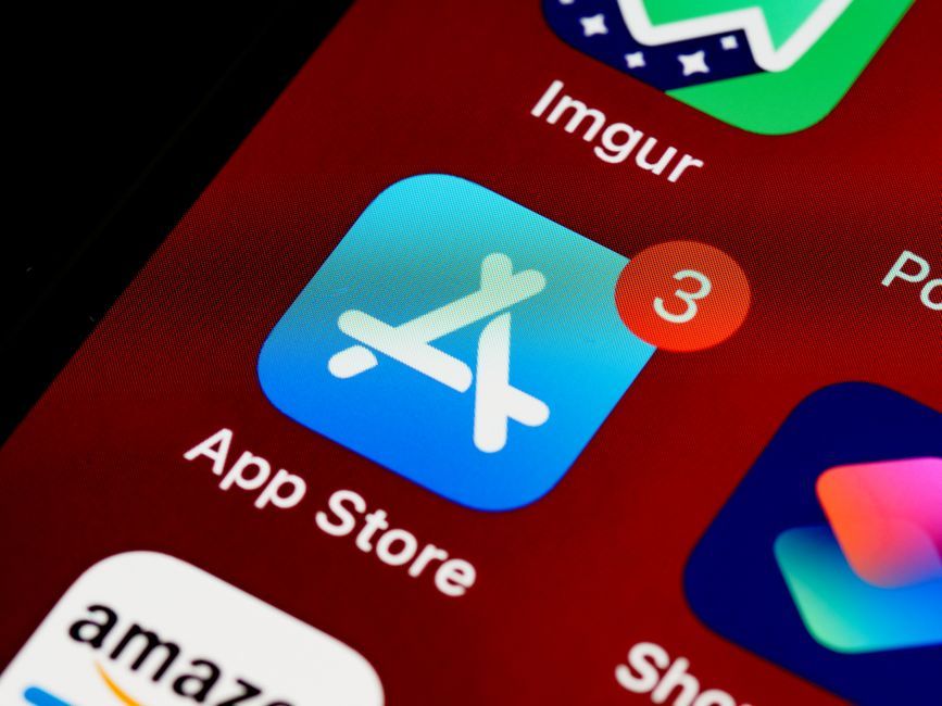digital mobile app store interface