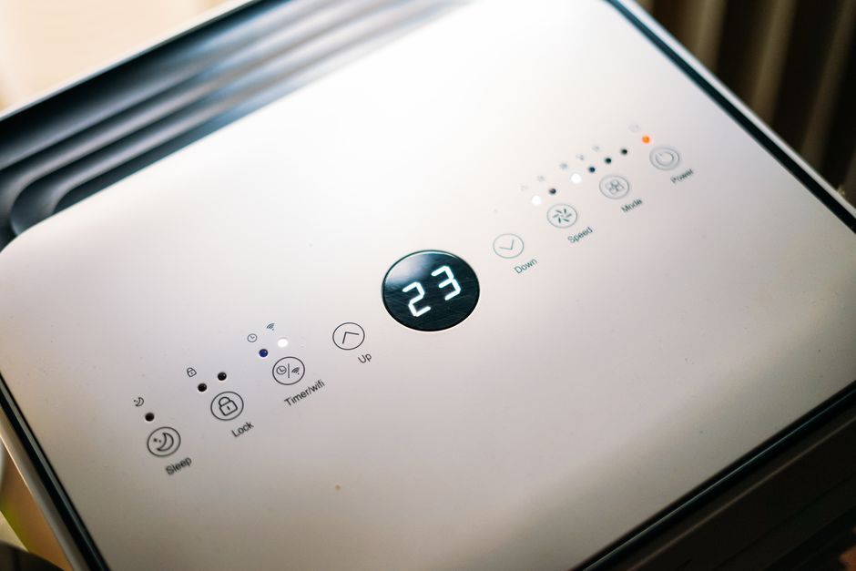 smart home control interface display