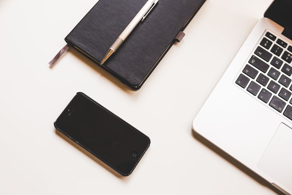 apple macbook notebook computer workspace no logo