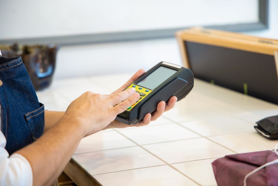 mobile payment contactless terminal machine