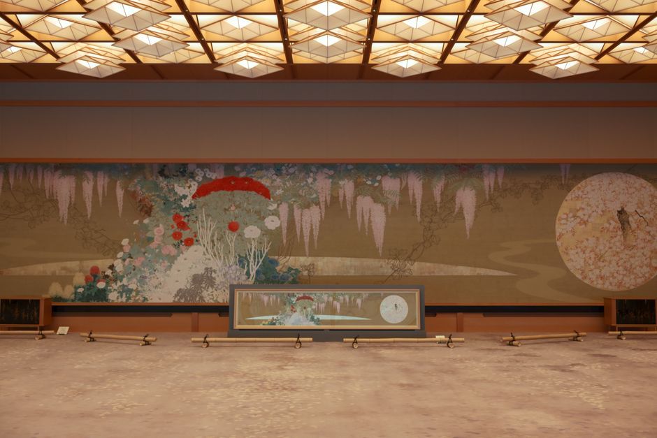 Japan modern art installation room