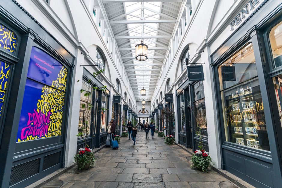 London retail store interior shopping