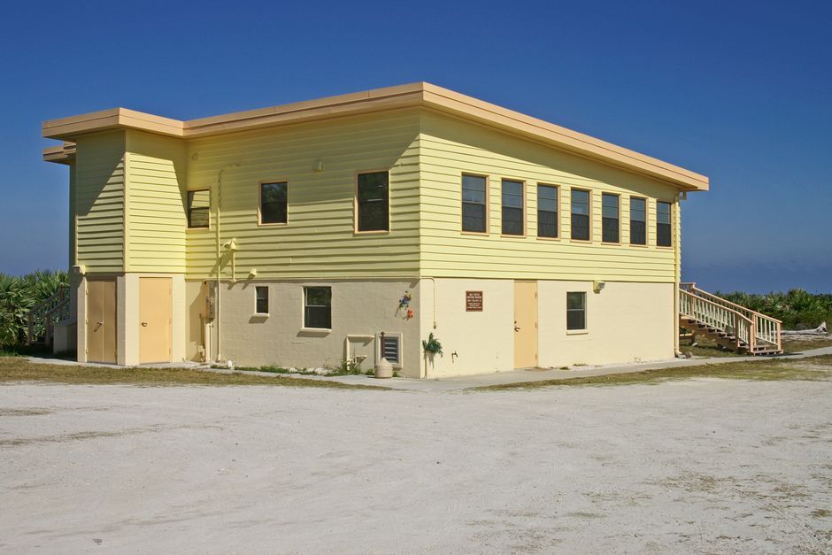 NASA astronaut space center Florida building exterior