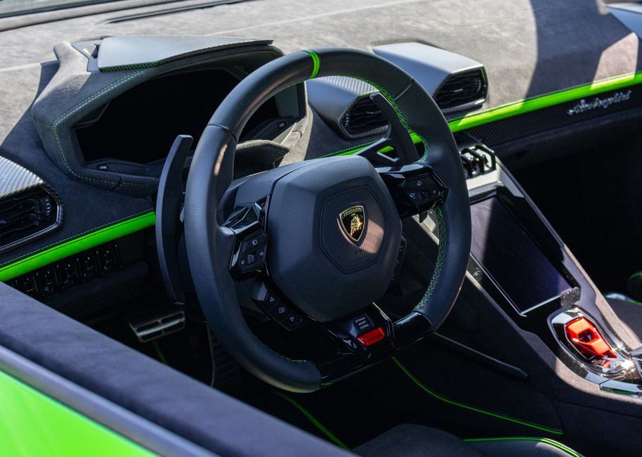 United States supercar interior carbon fiber cockpit