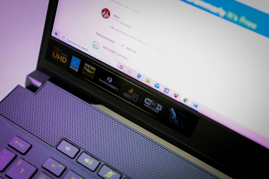 Asus portable monitor display
