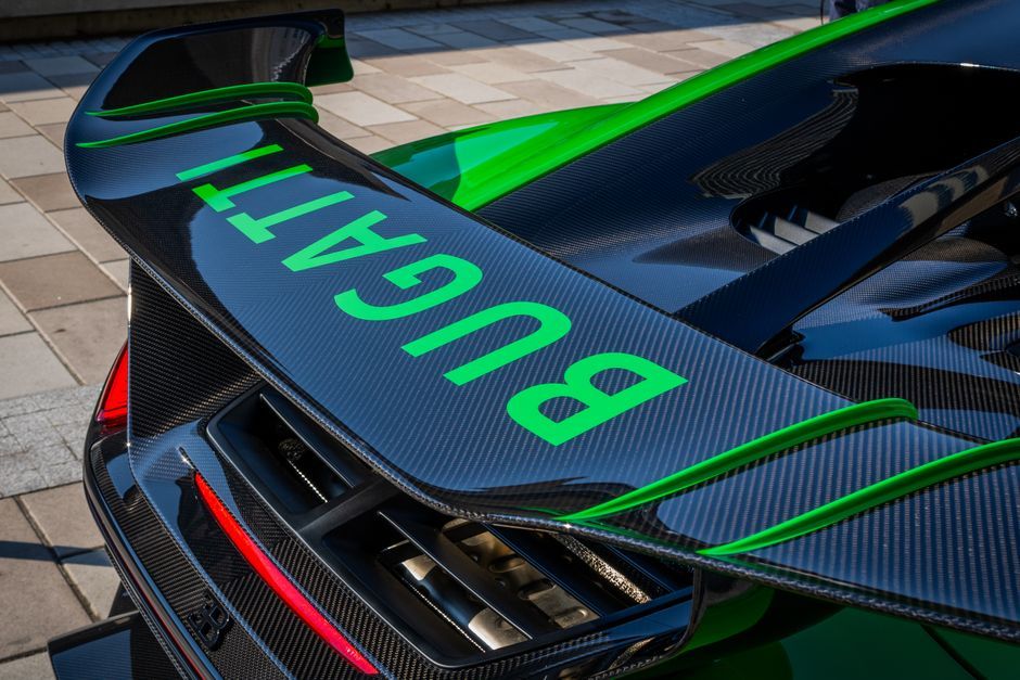 luxury supercar active aerodynamics rear wing