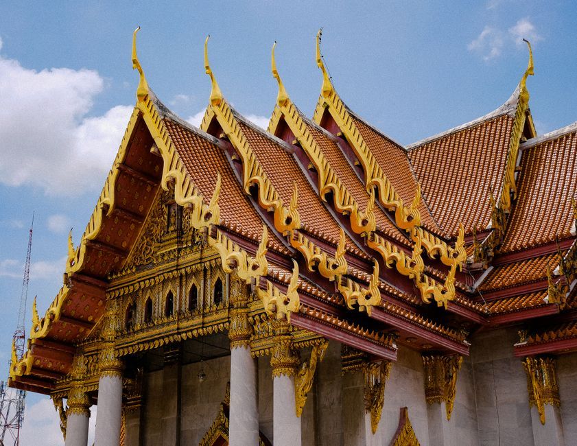 Thailand university traditional roof campus Bangkok