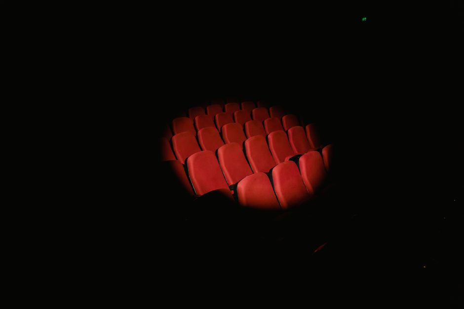 cinema auditorium movie theater seating dark