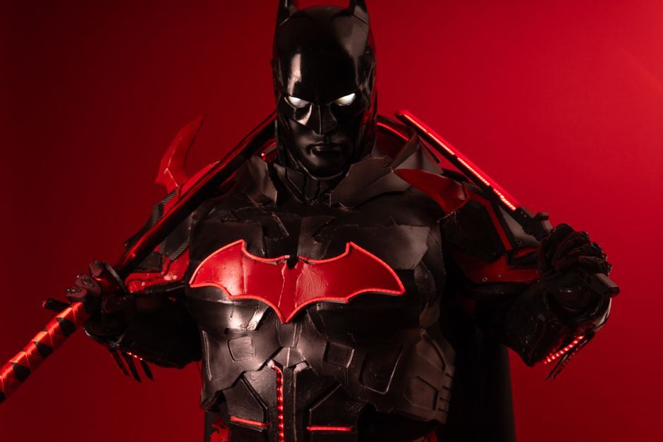 comic book superhero action figure dark