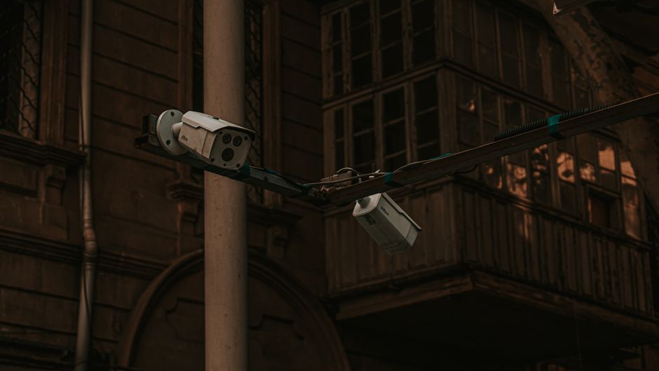 surveillance traffic camera pole street United States