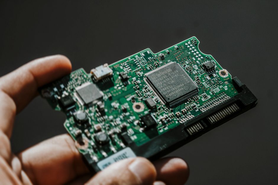 ESP32 microcontroller circuit board electronics scanner