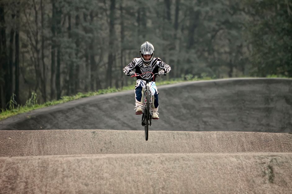 Thai BMX bicycle racing competition Thailand track