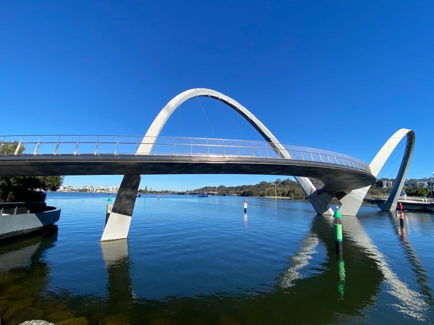 Australia river bridge landscape exterior