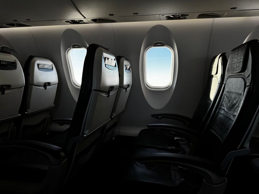 airplane cabin interior flight