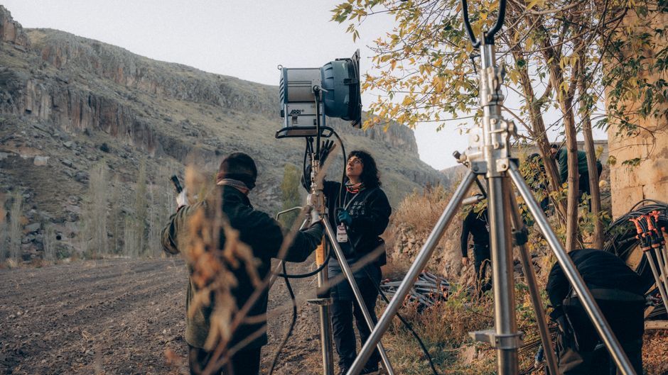 cinematic movie set lighting equipment