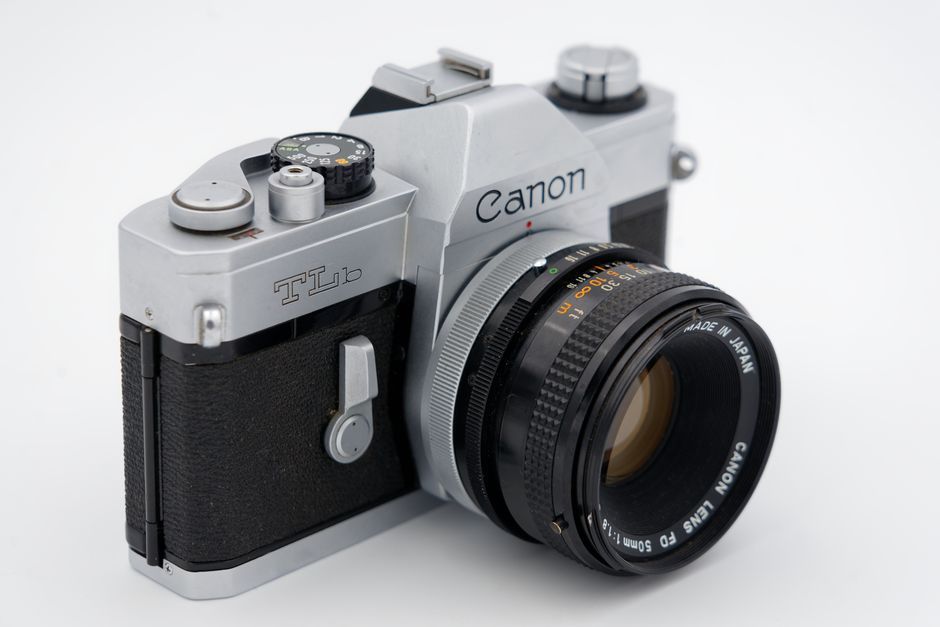 Canon camera vintage design lens