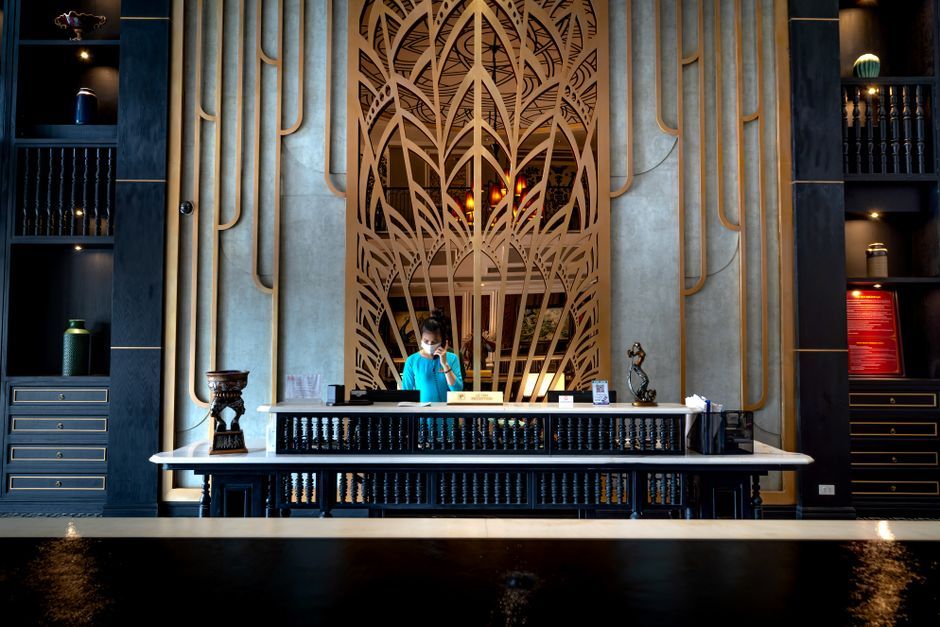 Thailand hotel resort interior lobby hospitality design