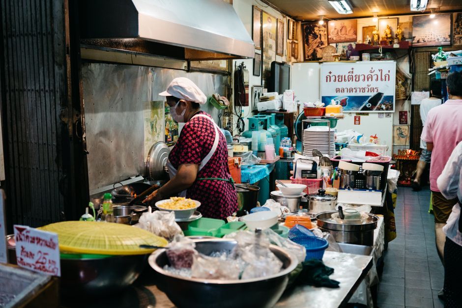 Chef Man restaurant interior Bangkok