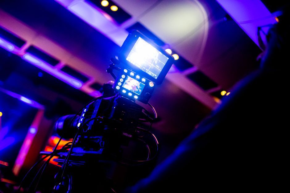 film production camera set lighting