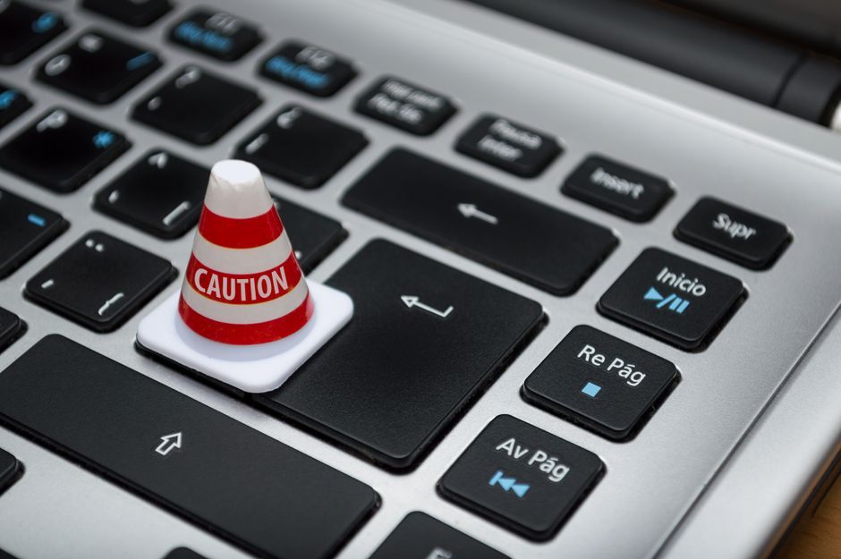 computer security warning pop up window