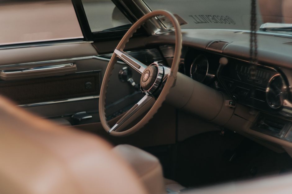 car interior dashboard steering wheel design