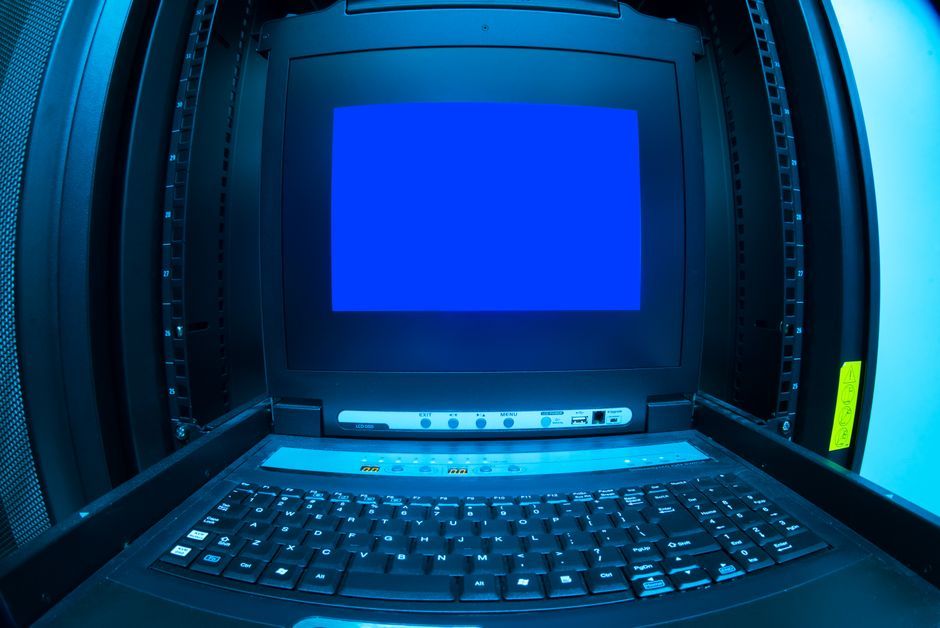 server room digital data screen